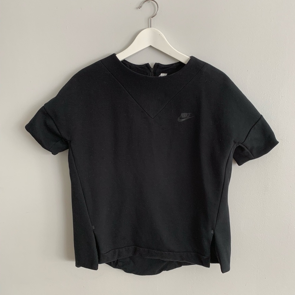 Nike zip up back top